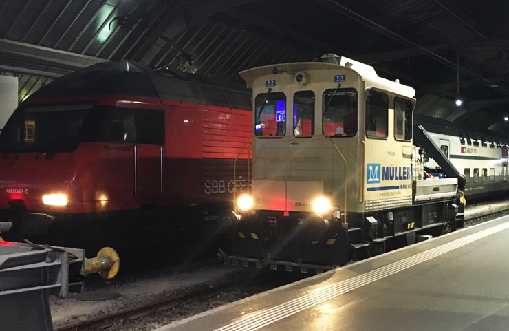 Vegetationskontrolle HB Zürich