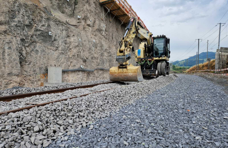 Bergige Baustelle Steinerberg