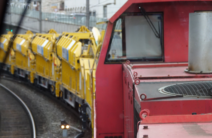 Vermietung von Bahnwagen: Bau- und Baustellenlogistik der Müller Gleisbau AG