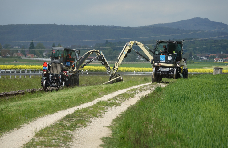 Grün und Forst der Müller Gleisbau AG