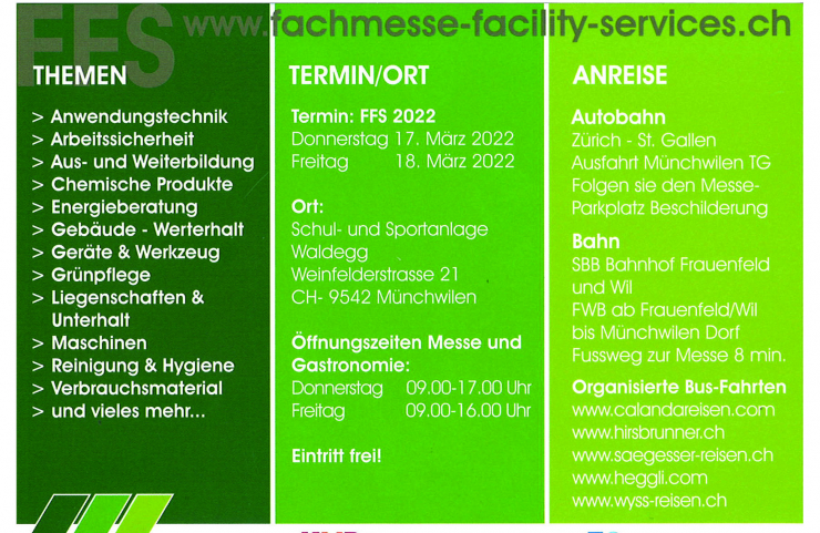 Fachmesse Facility Services.ch