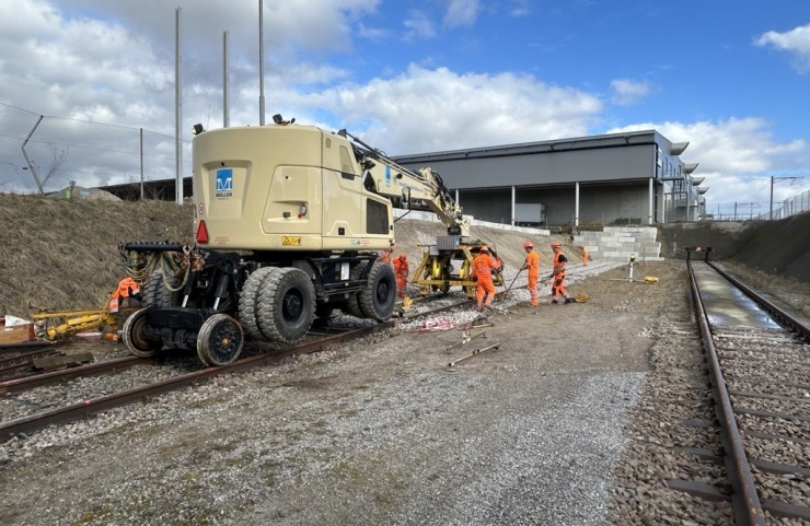 Baustelle Hüntwangen Wil bei Zürich