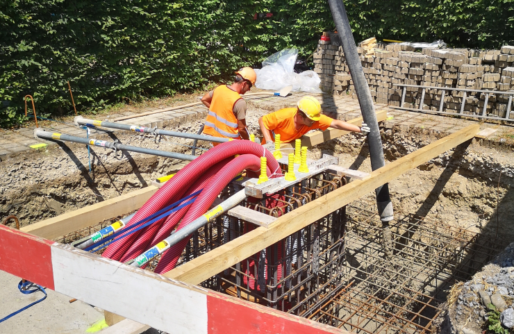 Baumeisterarbeiten an der Seelinie 822 Schaffhausen - Kreuzlingen