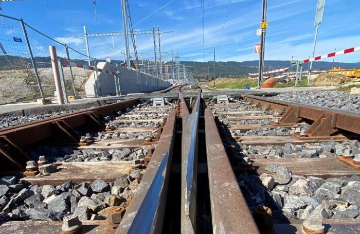 Installations d'avertissement et personnel de Müller Gleisbau AG