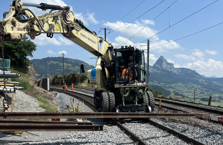 Bergige Baustelle Steinerberg