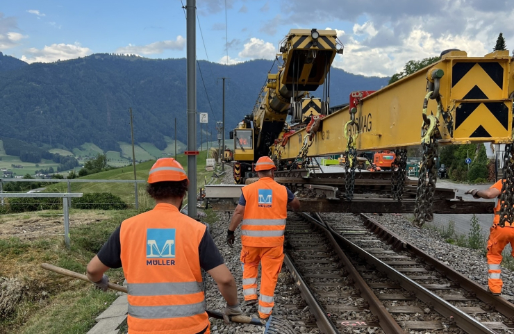 Chantier montagneux de Steinerberg