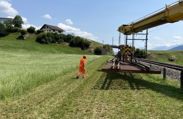 Bergige Baustelle Steinerberg