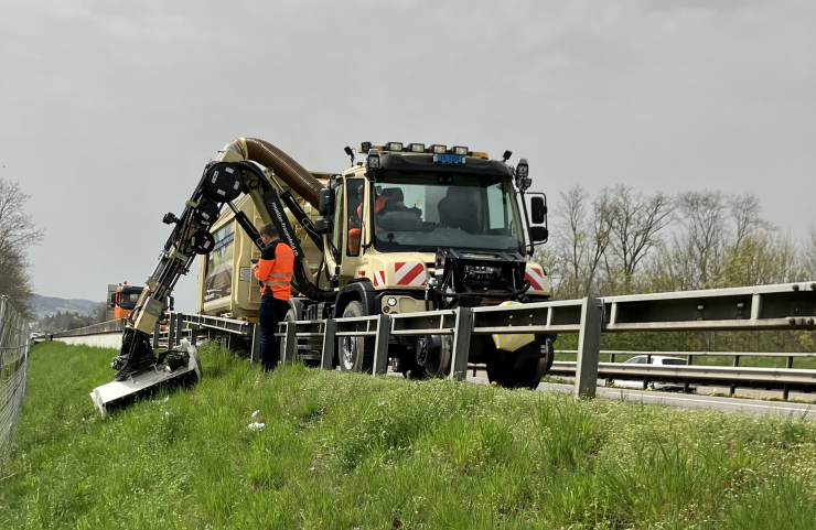 Maschinelles Clean-up von Littering