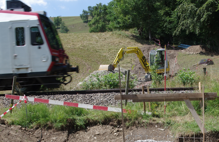 Unterquerung der SBB Strecke Küssnacht – Luzern in Merlischachen