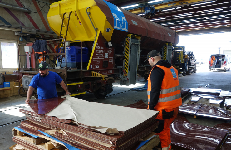 Protection contre le bruit avec des matelas antibruit