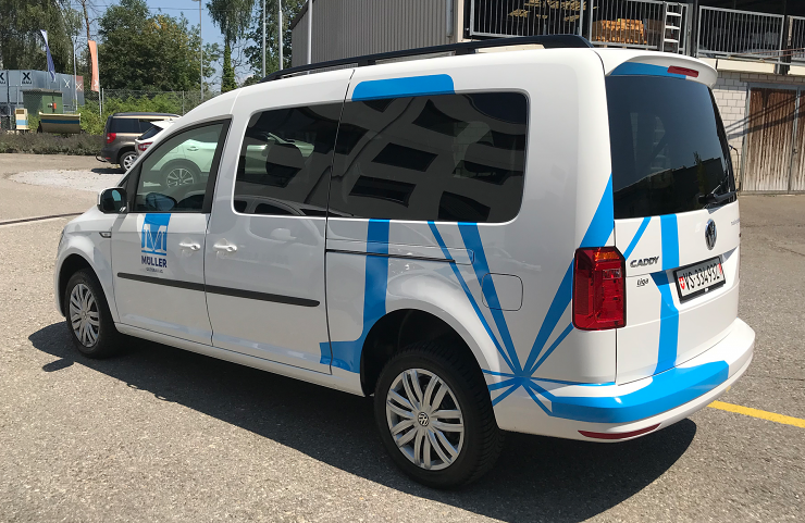 Neue Fahrzeugbeschriftung