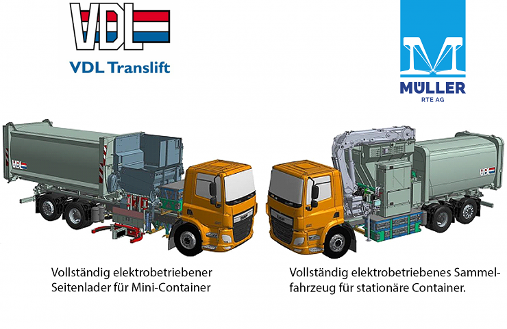 VDL entwickelt Elektrofahrzeuge zur Abfallsammlung
