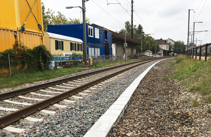 Gleistiefbauarbeiten bei St.Gallen