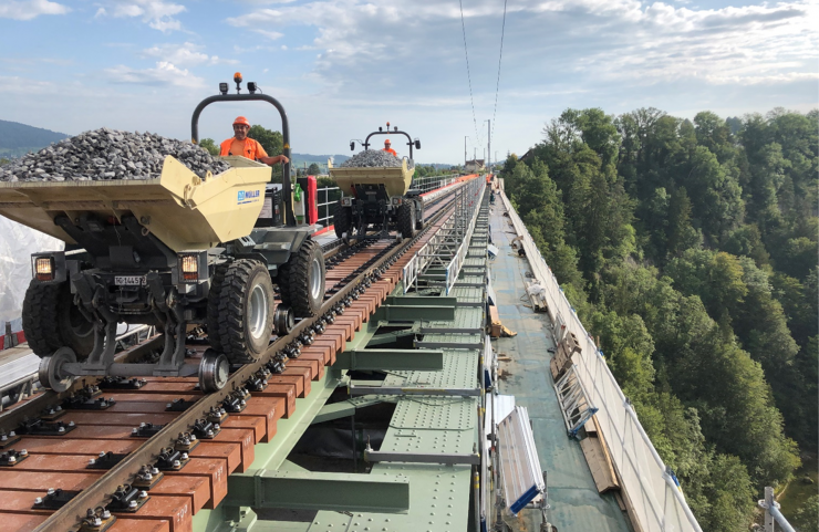 RÉNOVATION DU PLUS HAUT PONT FERROVIAIRE DE SUISSE