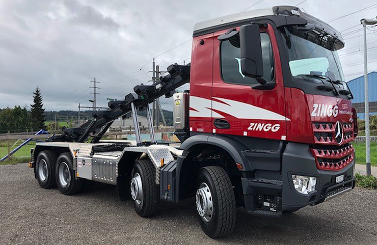 Une nouvelle unité de chaîne VDL Containersystemen BV pour Zingg Industrial Waste AG