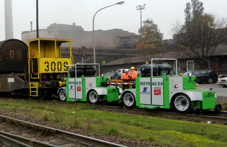 Wagon pousseur léger - E4 traction double