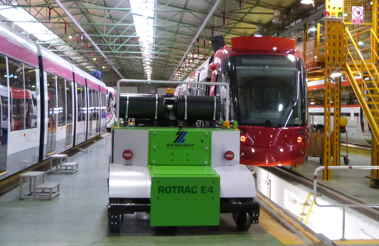 Waggon-Schubgerät leicht - E4 im Strassenmodus