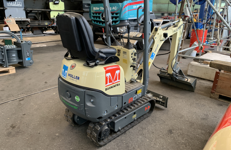 Wacker Neuson Bagger 803 Heck