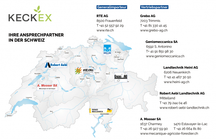 Unsere Vertriebspartner in der Schweiz