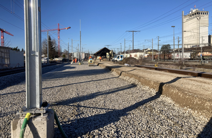 Umbau Gleisanlage, Hauptarbeiten