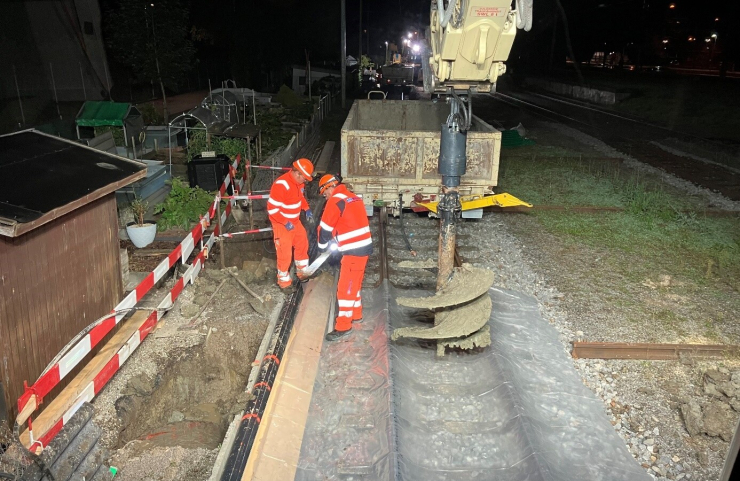 Transformation GAW des voies ferrées Travaux préparatoires