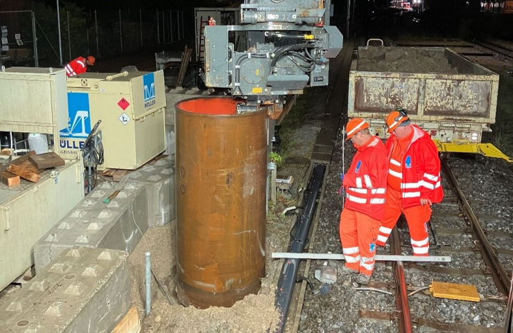 Transformation GAW des voies ferrées Travaux préparatoires 