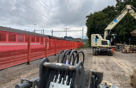 Transformation GAW des voies ferrées Travaux préparatoires 