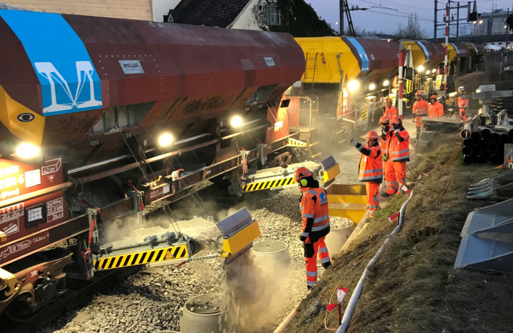 Tiefbauarbeiten SBB Romanshorn - Uttwil