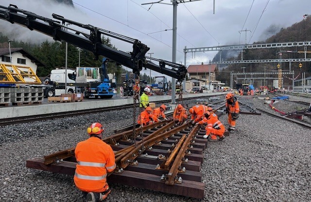 Rottenverstärkung Fahrbahn