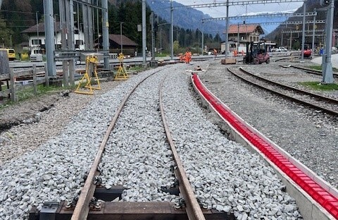 Rottenverstärkung Fahrbahn