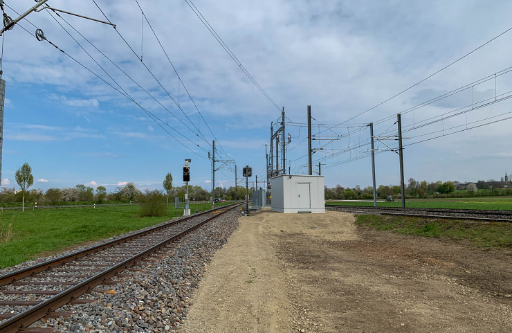 Neuer Schaltposten und neue Technikkabine in Tägerwilen