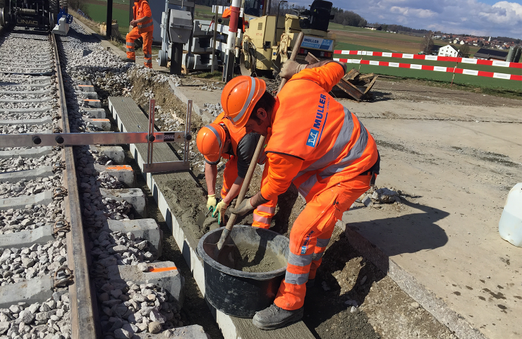 Sanierung Bahnübergang