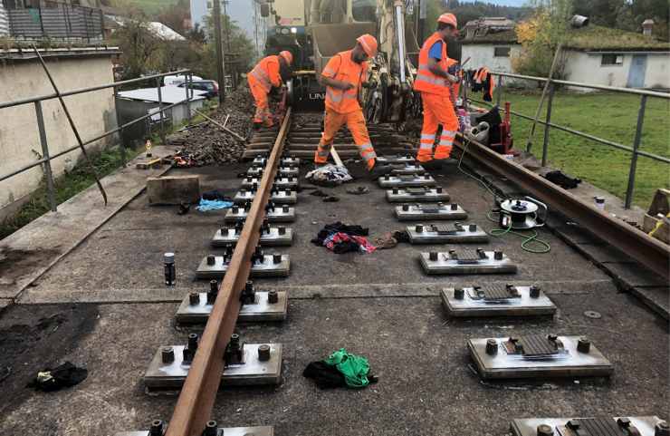 Sanierung feste Fahrbahn